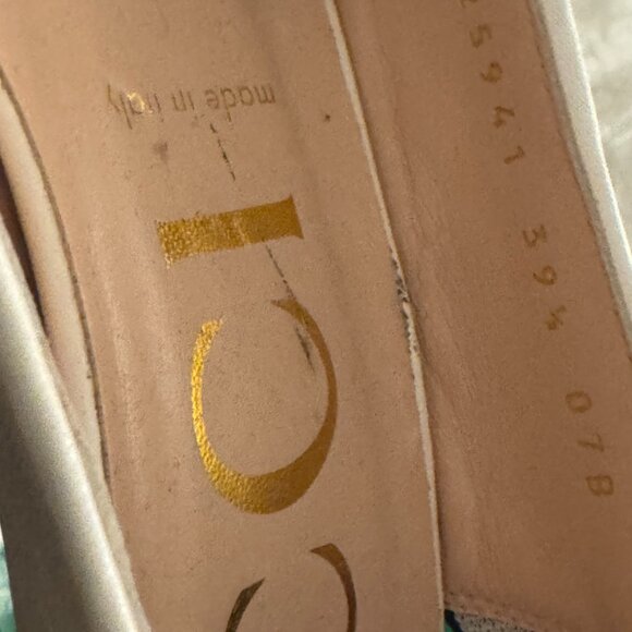Gucci Sylvie Slingback heels sz 39.5 - Picture 2 of 6